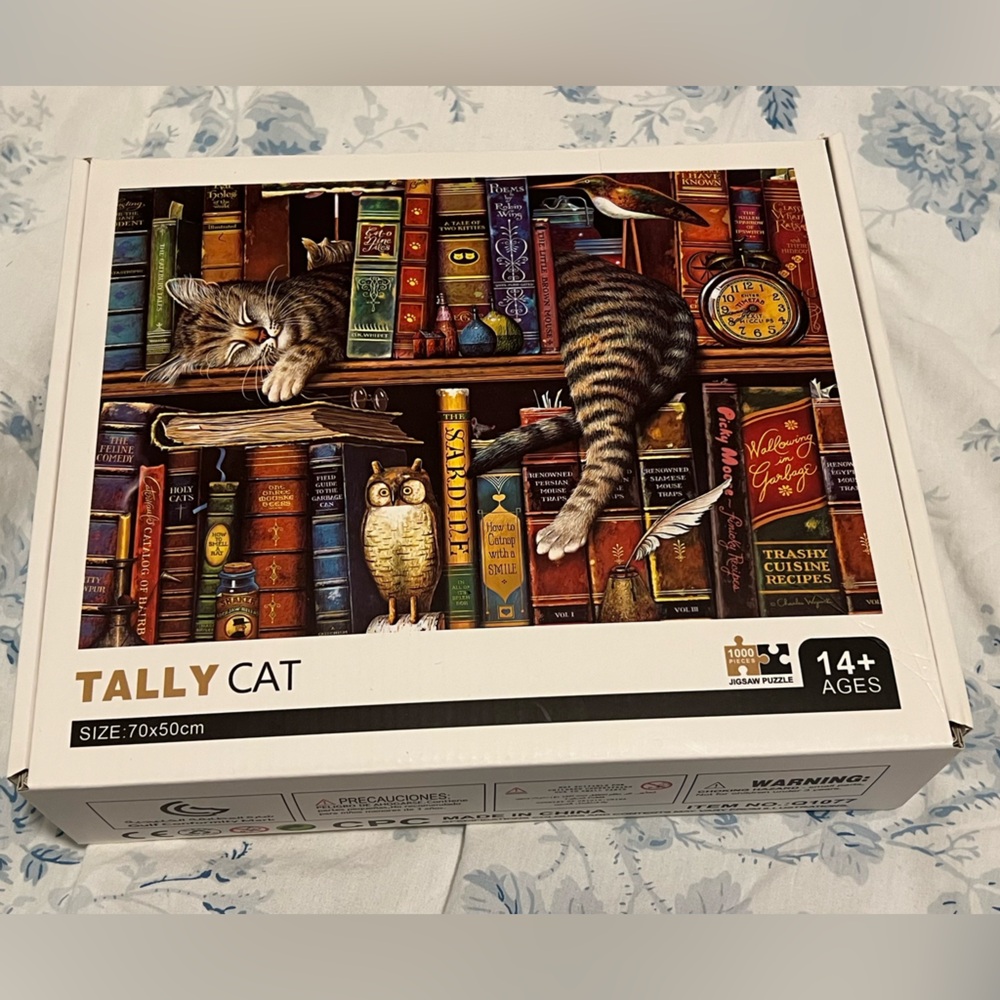 1000 🧩 Cat Library Puzzle - Jigsaw puzzle